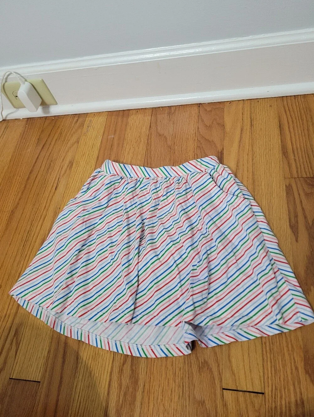 Lot of 5 Girls Summer Clothes~Lands End Old Navy Skorts Skirt Tank Size 7-8
